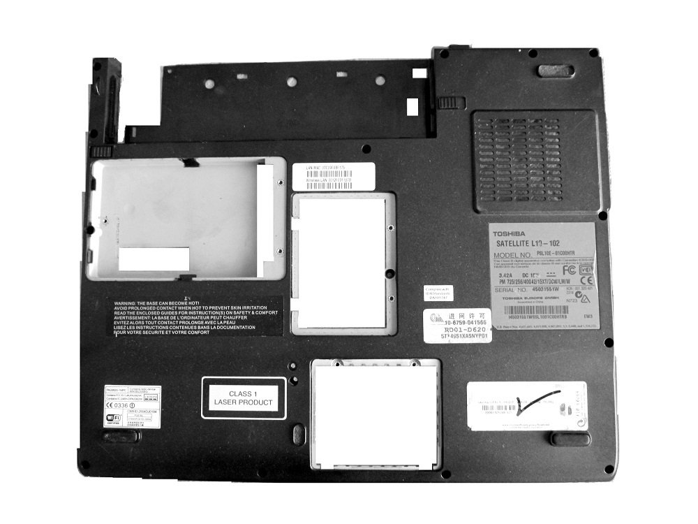 Toshiba Satellite L10 L10-102 L20 L20-101 Alt Kasa Bottom Case 33EW3BA0003