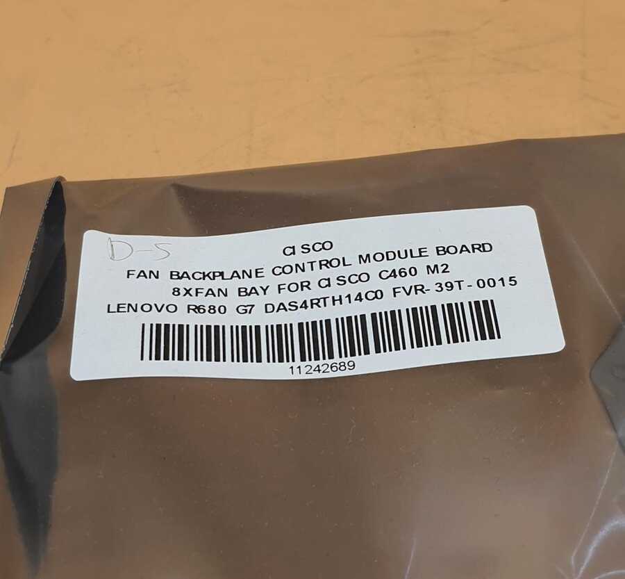 FAN BACKPLANE CONTROL MODULE BOARD 8xFAN BAY FOR CISCO C460 M2 LENOVO R680 G7 DAS4RTH14C0 FVR-39T-0015