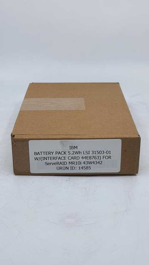 İkinci El IBM BBU07 Battery 43W4342 46C9040 For M5014 M5015 LSI 9260 9261