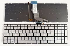 HP Pavilion 15-ak,  15-AB Gümüş Gri ışıklı Klavye Tuş Takımı