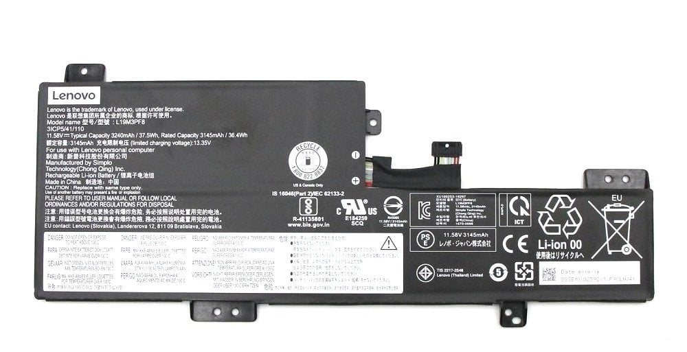 Orijinal Lenovo ideapad Flex 3-11ADA05 82G4 Notebook Batarya Laptop Pil