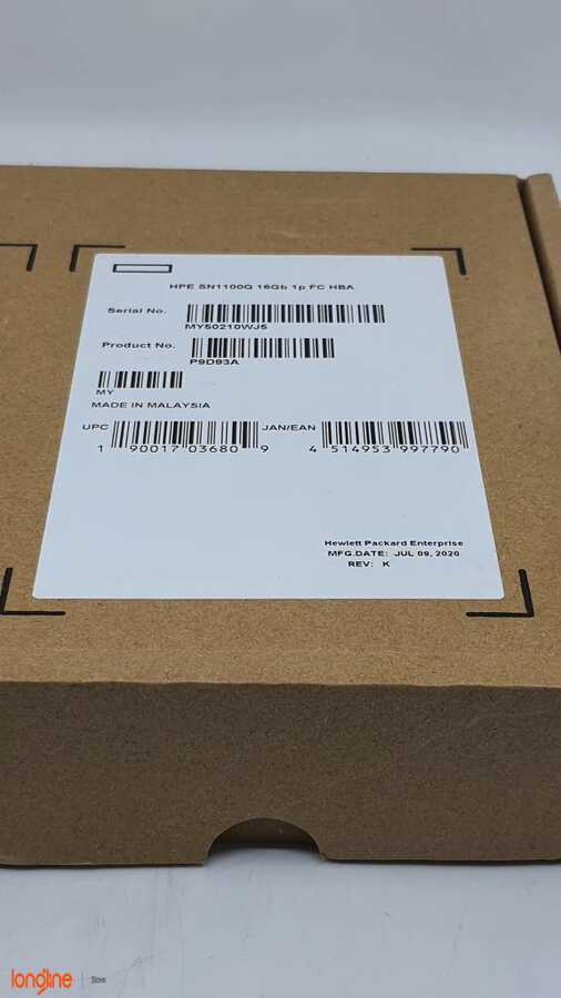 İkinci El HPE STOREFABRIC SN1100Q P9D93A 16GB SP FC HOST BUS ADAPTER