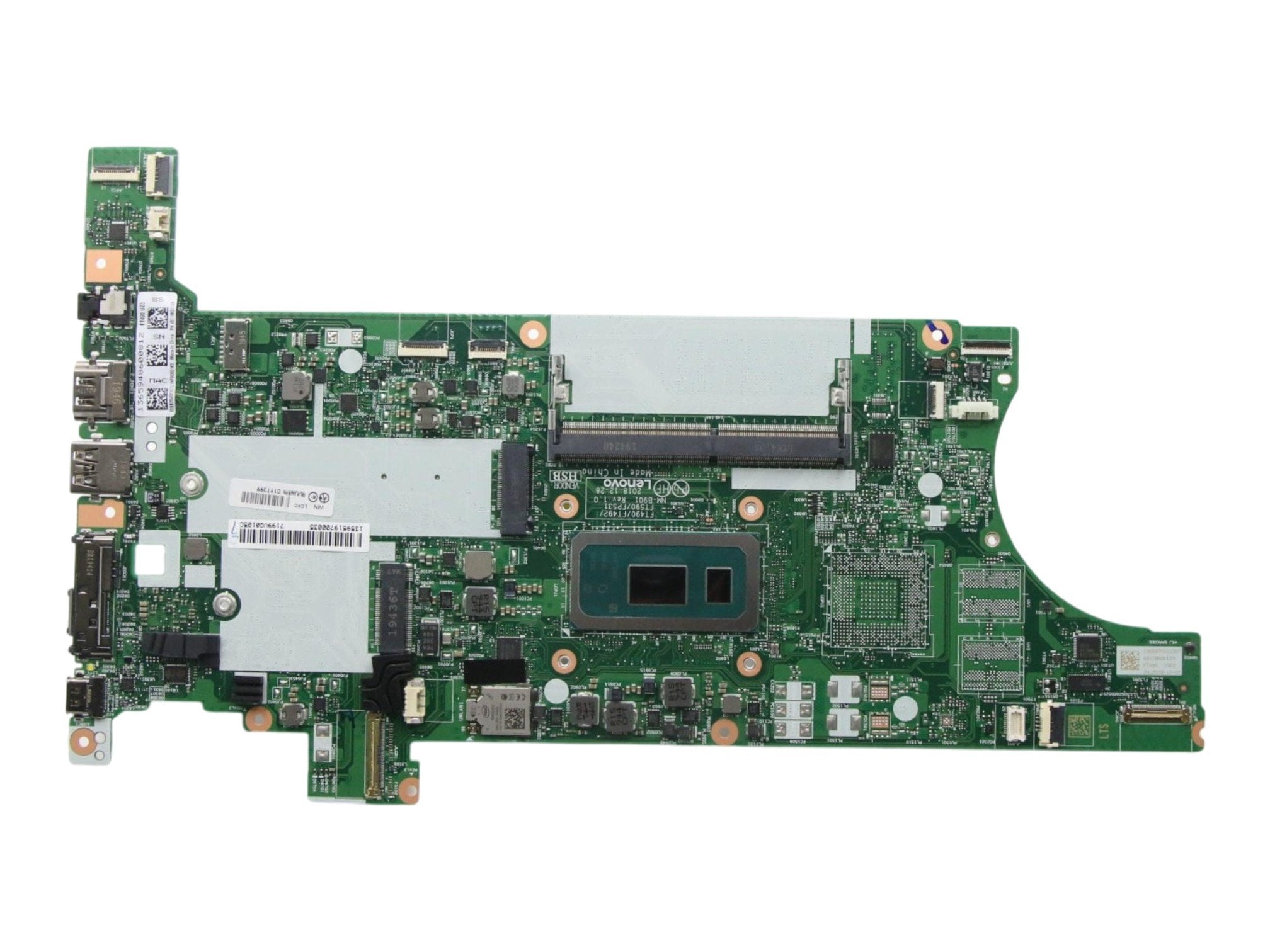 Lenovo Thinkpad T490 T590 i5-8365U 16 GB 01YT399 NM-B901 Orijinal Laptop Anakart