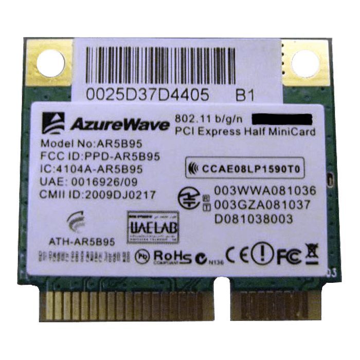Asus N61 N61JV N61DA N61JA N61JQ Wireless Wifi Bağlantı Kartı AR5B95