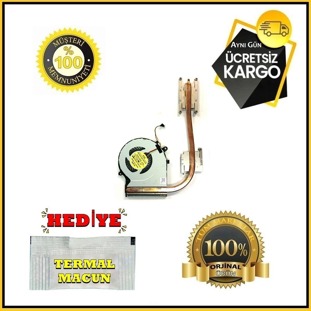 Toshiba Satellite L55D-C L55T-C Soğutucu Fan + Heatsink