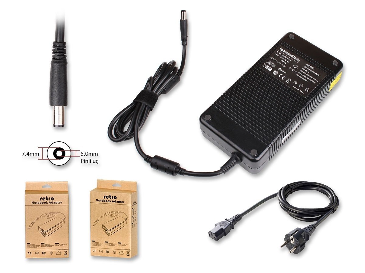 Dell 330W Pinli Uç Notebook Adaptör  Laptop Şarj Aleti