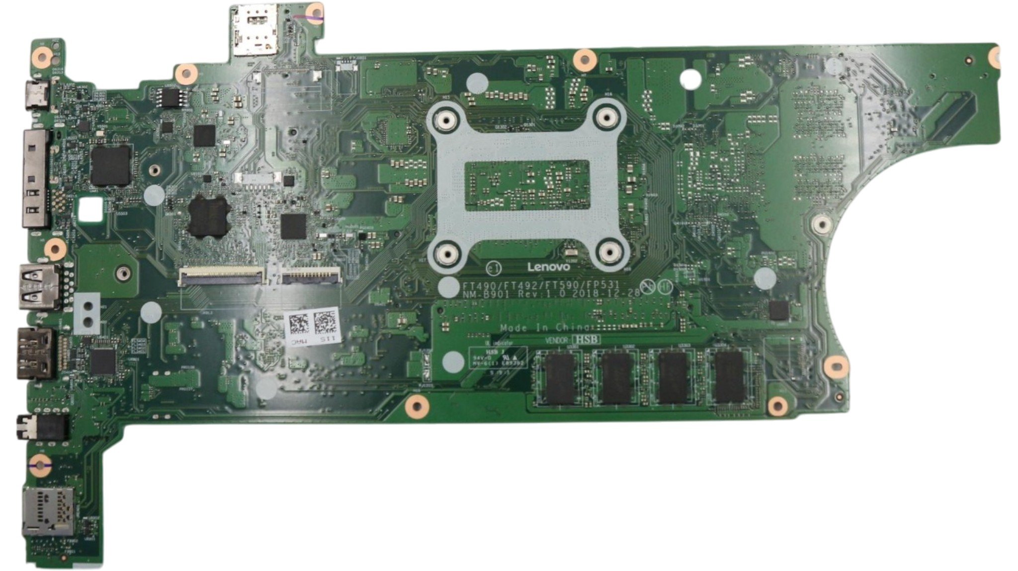 Lenovo Thinkpad T490 T590 i7-8565U NM-B901 Orijinal Laptop Anakart