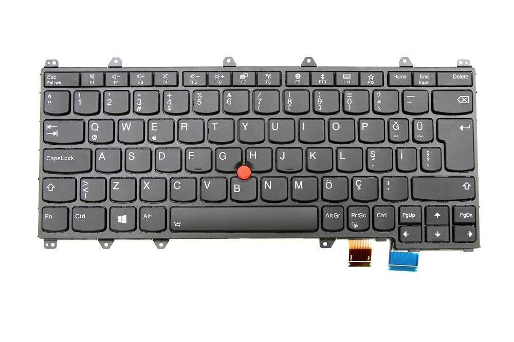 Orijinal Lenovo ThinkPad 20LH 20LJ Türkçe Ledli Klavye Tuş Takımı