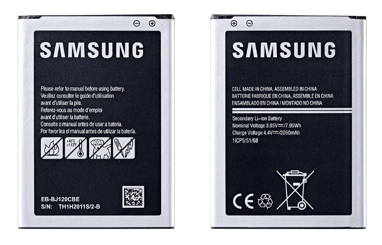 Samsung Orijinal Galaxy J1 J120H J120T 4.4V 2050mAh 7.90Wh Cep Telefonu Batarya Pil