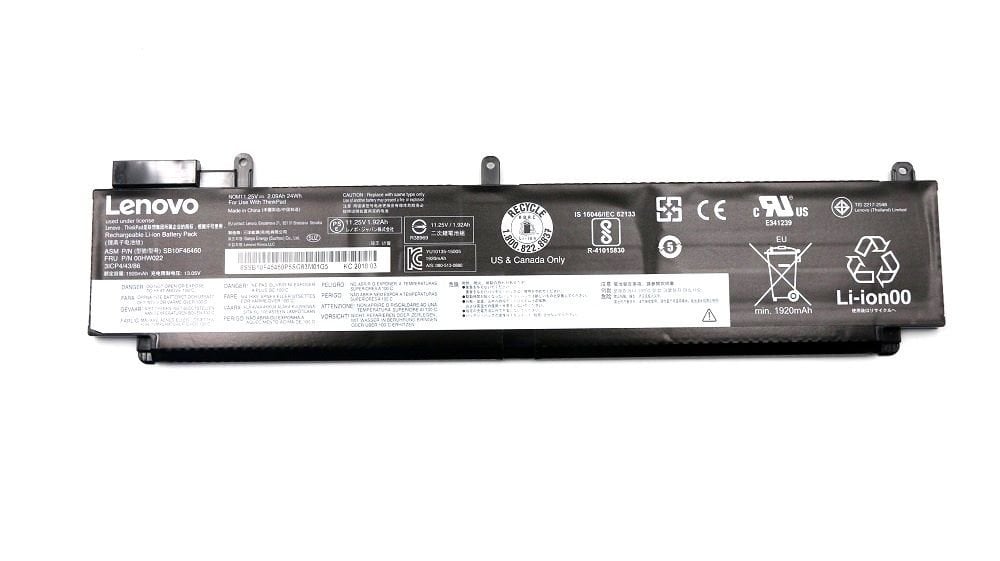 Orijinal Lenovo ThinkPad Type 20HG 20JS 20JT Notebook Batarya Laptop Pil