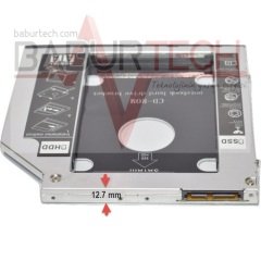 Qpars Q-252 Ssd Caddy 12.7 Mm Dvd To Ssd Kızak 2.5 inç Hdd İçin