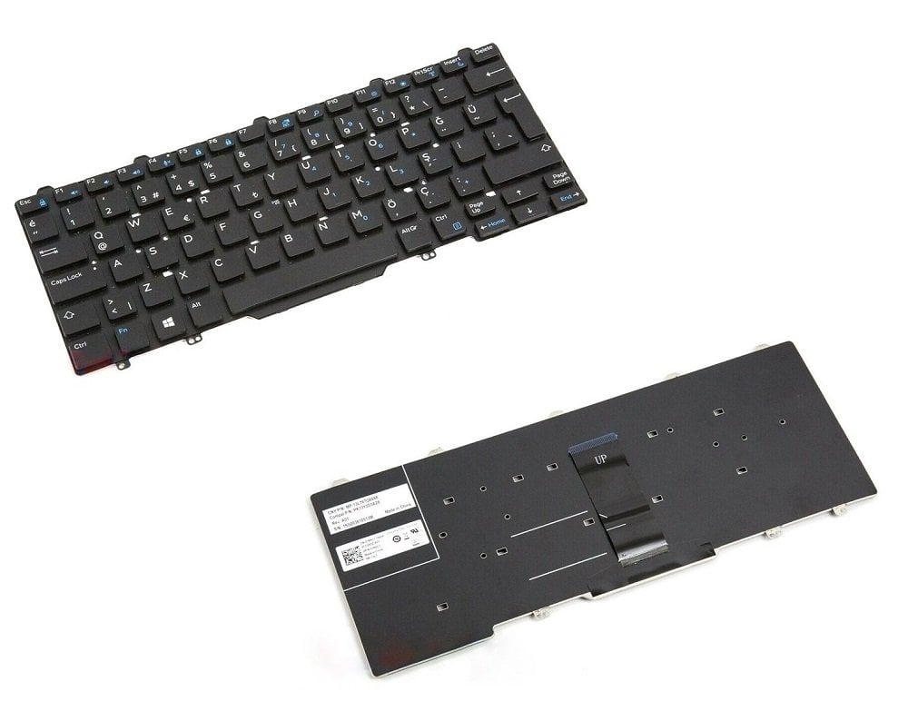 Dell Inspiron 3340 3350 E5450 E7250 Notebook Klavye Laptop Tuş Takımı - Ver.1