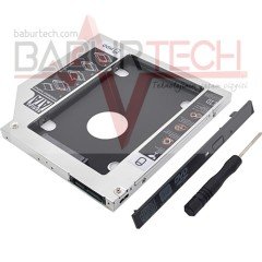 Qpars Q-252 Ssd Caddy 9.5 Mm Dvd To Ssd Kızak 2.5 inç Hdd İçin