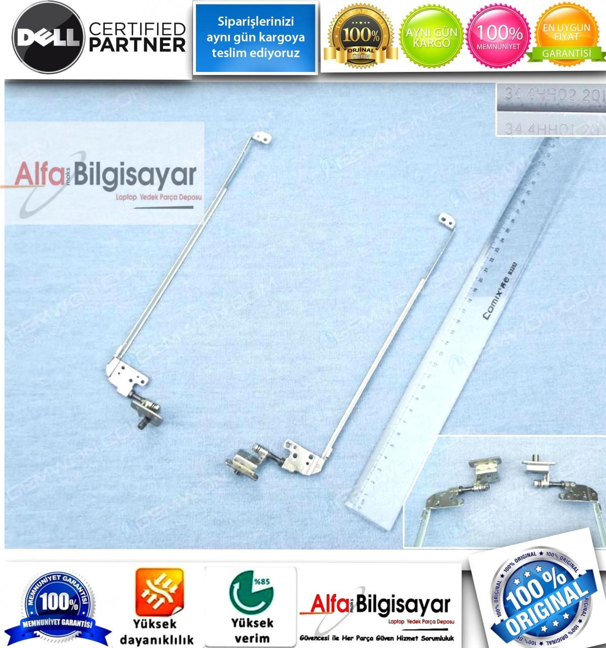 Dell Inspiron N5010 M5010 Menteşe Takımı