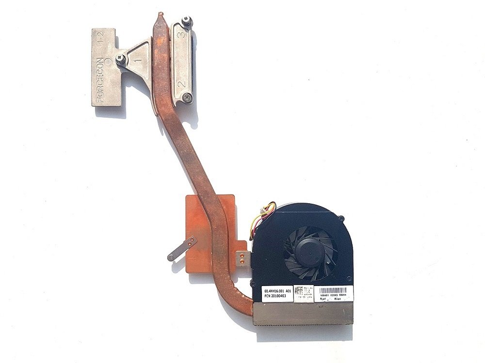 Orijinal Dell CN-0NC4TX 60.4HH16.001 60.4HH16.002 Cpu Sogutucu Heatsink Fan