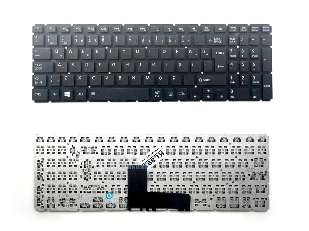 Toshiba Satellite L50-B-1QZ L50-B-1Q6 L50-B-1NJ Klavye Tuş Takımı Siyah