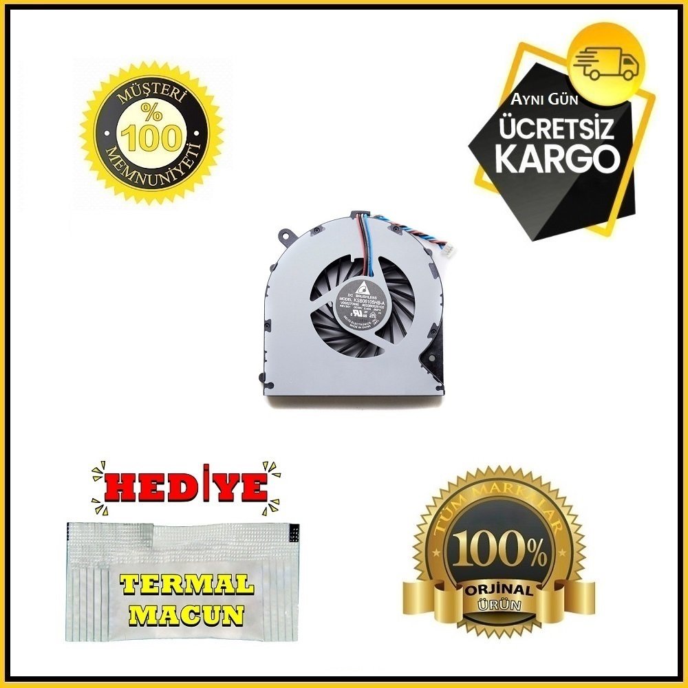 Toshiba Satellite S950 S950D 14mm Soğutucu Fan V000270990