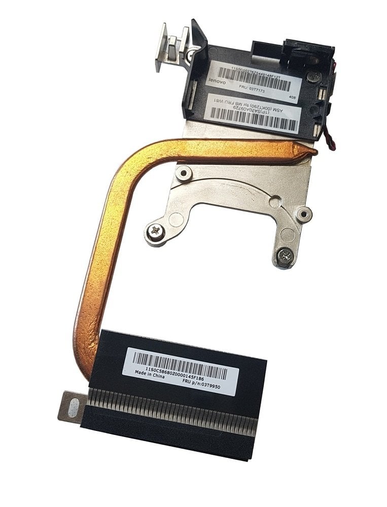 Orijinal Lenovo ThinkCentre M73, M83, M93p All in One Cpu Soğutucu Heatsink Bakırı 03T9950