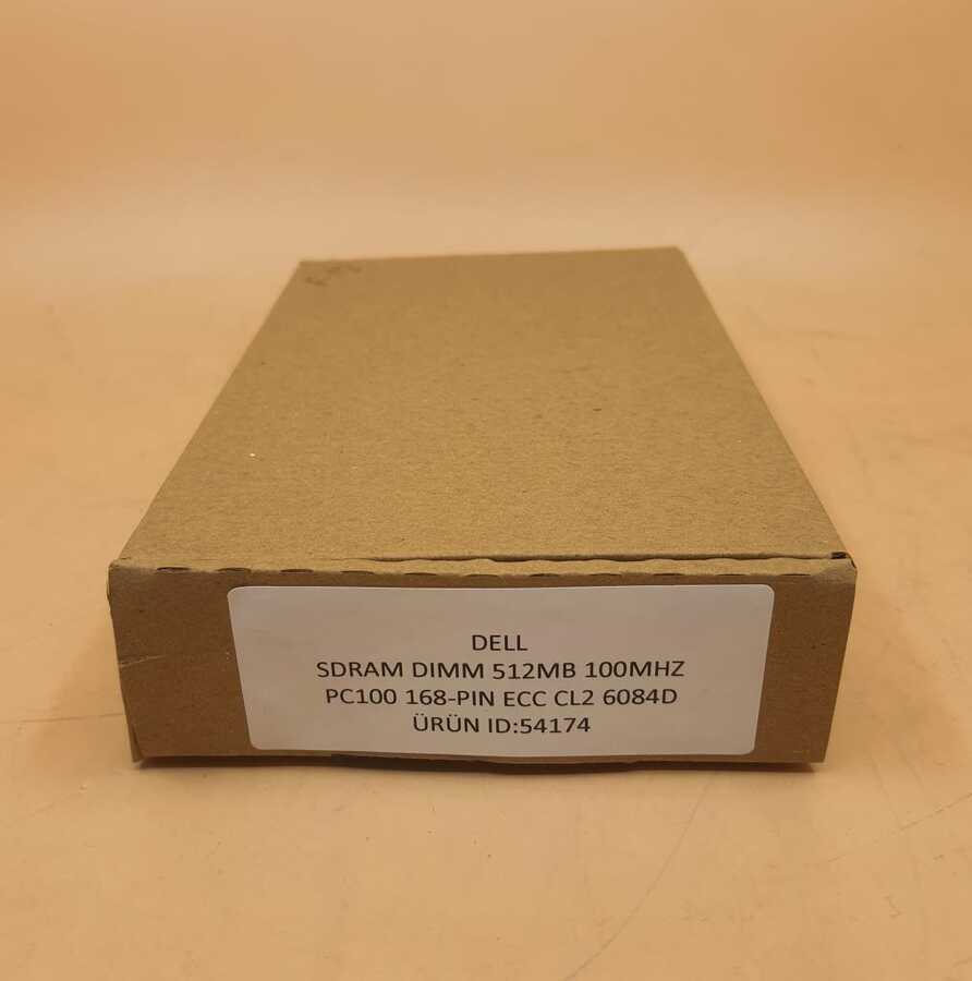 İkinci El SDRAM DIMM 512MB 100MHZ PC100 168-PIN ECC CL2 6084D