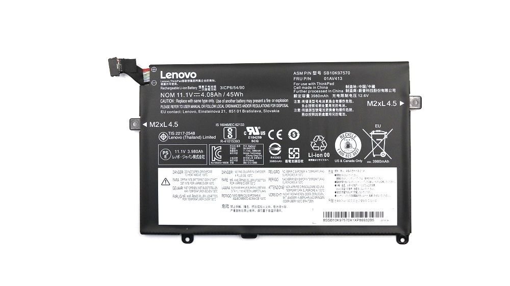 Orijinal Lenovo ThinkPad E470 Serisi E475 Serisi Notebook Batarya Laptop Pil