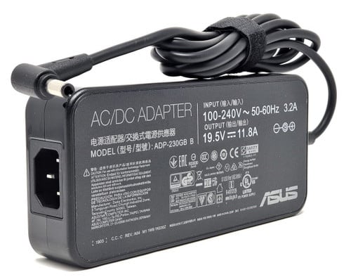 Orijinal Asus 19.5V 11.8A 6.0x3.7 Uç 230.0W Gaming Laptop Adaptör ADP-230GB B