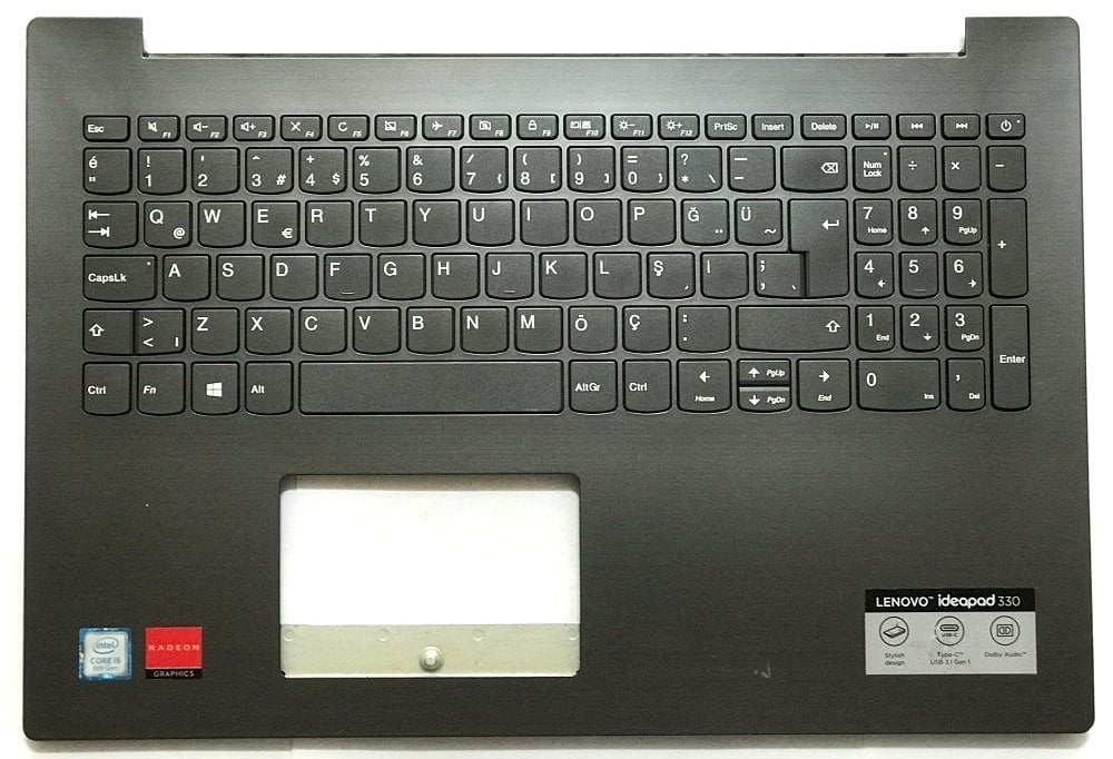 Orijinal Lenovo ideapad Gaming 330 330-15ICH Ledli Klavye Dahil Üst Kasa AP17P000110