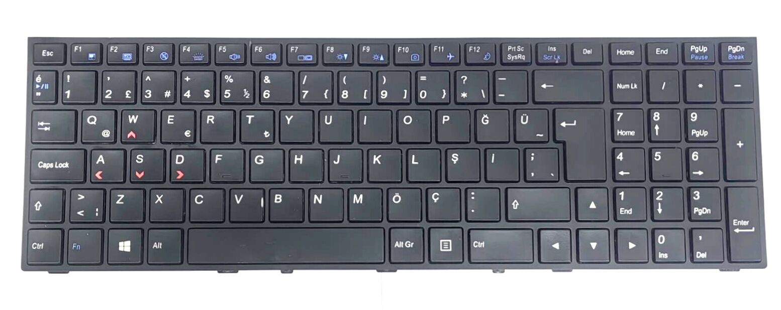 Orijinal Casper Excalibur G5K Notebook Klavye Tuş Takımı Led 13-H8-J4306-RF-A01